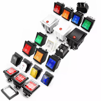 Interrupteur à bascule étanche Kcd4 Spst,Spdt,Dpst,Dpdt, panneau de commutation éclairage LED 2/3 voies interrupteur à bouton poussoir 2 3 4 6 broches