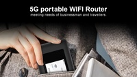 Routeur Wifi portable Karbor 5g, routeur Wifi 5g Lte, routeur Wifi Cat12, point d'accès mobile, batterie 5000mAh, Wifi portable, emplacement pour carte SIM ESIM