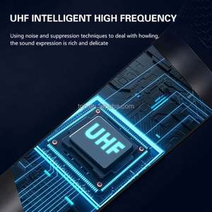 TNH UM- E88 Bestseller 2024 Wireless Professional Hochwertiges wiederauf lad bares Handheld-Karaoke 6,3-mm-Funkmikrofonsystem - Product Image 4