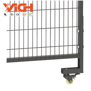 ألواح سياج أمان صفراء متينة من الفولاذ الكربوني المطلي بالبودرة صديقة للبيئة، شبكة سلكية ملحومة، حاجز أمان لحماية الآلات - Product Image 5