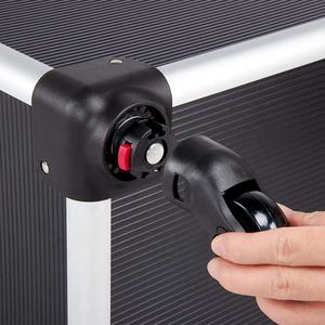 Private Label Empty Oem Artist Travel Aluminum Abs Compact Cosmetic Vanity Organizer Beauty Cosmetics <strong>Makeup</strong> <strong>Case</strong> <strong>on</strong> <strong>Wheels</strong> - Product Image 5