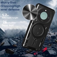 Coque arrière de protection rigide antichoc avec étui de téléphone porte-béquille pour Huawei Honor X9C Smart 5G X8B X8A 5G Cases