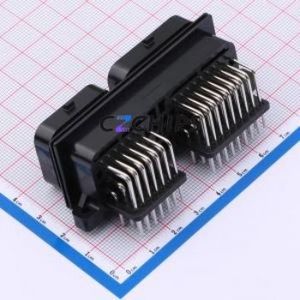 6473427-1 Wire-to-Board Pin Header Bent Lead Through Hole,P=3mm Connector 3mm Right Angle Insert 4 Brass - Product Image 2