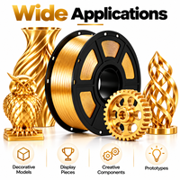 Filamen Printer 3D PETG Metalik Champagne Gold 1.75mm 1KG Grosir OEM ODM Label Pribadi Produsen Langsung Pasokan Massal