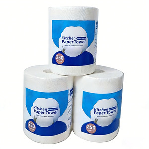 Rouleaux de papier essuie-tout de cuisine jumbo 1 pli 900g 20cm, forte absorption, usage commercial, pâte de bois vierge, vente en gros, MOQ 10000 rouleaux - Product Image 1
