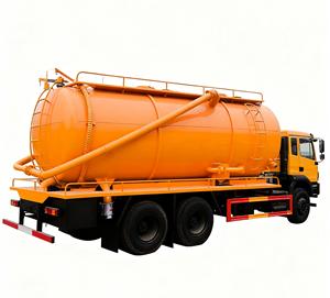 Camion d'aspiration des eaux usées Euro 3 24000 litres 24 tonnes 6X4 - Résistant aux plantes aquatiques pour les canaux d'irrigation - Product Image 2