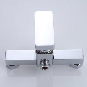 Grifo <span class=keywords><strong>de</strong></span> <span class=keywords><strong>Ducha</strong></span> Cuadrado <span class=keywords><strong>de</strong></span> Pared, Mezclador <span class=keywords><strong>de</strong></span> Baño, Grifo <span class=keywords><strong>de</strong></span> Bañera Moderno, Precio Económico, Cromado, Venta Directa <span class=keywords><strong>de</strong></span> Fábrica - Product Image 5