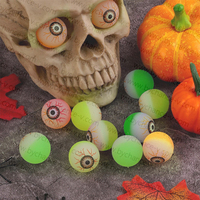 Jouet chaud à la mode populaire Spooky Bouncing Eyeball 2 pouces Capsule Toys Filler Halloween Celebration Jouets abordables pour stimuler les ventes