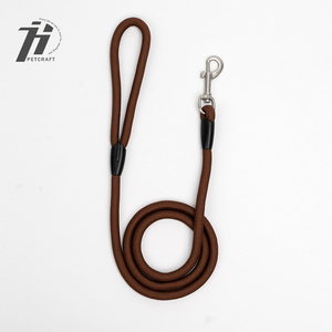 Correa de nailon para perro mascota ajustable duradera 2 en 1 cuerda de tracción correas para caminar para mascotas con asa - Product Image 2