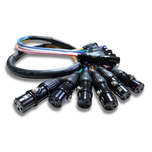 Câble <span class=keywords><strong>XLR</strong></span> vers <span class=keywords><strong>XLR</strong></span> 6 canaux, connecteur numérique, répartiteur pour microphones, équipement d'enregistrement de scène et de studio, câble professionnel pour diffusion en direct - Product Image 3