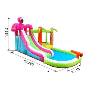 Nueva bendición patio trasero hogar usado niños juguetes inflables bounci tobogán de agua Casa de rebote rebotando usado Castillo de salto - Product Image 5