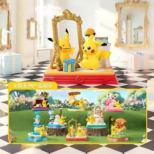 Funism Pokemon <span class=keywords><strong>Pikachu</strong></span> & Amici Serie Blind Box Diorama Statuetta da Collezione Ornamento da Scrivania Giocattolo Regalo all'Ingrosso - Product Image 2