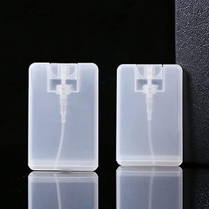 In Stock <b>Plastic</b> Pocket Perfume <b>Bottle</b> 20ml Credit Card <b>Spray</b> <b>Bottle</b> for Hand Sanitizer - Product Image 5