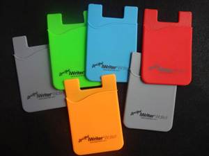 สติกเกอร์ติดหลังโทรศัพท์ซิลิโคนแบบชั้นเดียวพร้อมช่องใส่บัตรเครดิต พิมพ์โลโก้ได้ - Product Image 2