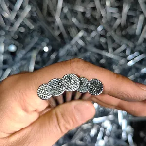 Hebei Manufacturer's Custom Pure Iron Nails 5mm Diameter 7cm 15cm 20cm 10cm Round Head Construction Flat Head Style Polished