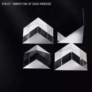 Prisma de ángulo recto de 90 grados de vidrio óptico BK7 de 10*10mm, 20*20mm, 30*30mm, 40*40mm al por mayor con revestimiento AL AG para espejo de topografía - Product Image 3