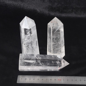 Natural Large Clear Quartz Wand Rock <strong>Crystals</strong> Healing <strong>Big</strong> Point Tower for Decoration - Product Image 4