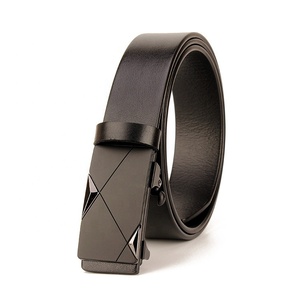Haute qualité automatique <span class=keywords><strong>sans</strong></span> <span class=keywords><strong>dents</strong></span> Top Grain italien 100% pur ceinture en cuir véritable <span class=keywords><strong>sans</strong></span> trou - Product Image 3