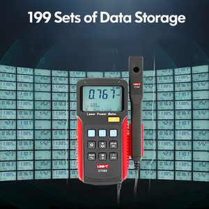 Medidor de Potencia Láser Digital UNI-T UT385 con USB, Pantalla LCD de 4 Dígitos, Rango de 0uW-39.99mW, Longitud de Onda de 400nm-1100nm - Product Image 4
