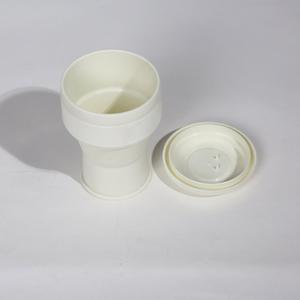 Botella de agua plegable de silicona, a prueba de fugas, con tapa de rosca, taza de viaje, apta para lavavajillas, diseño minimalista, uso unisex - Product Image 2