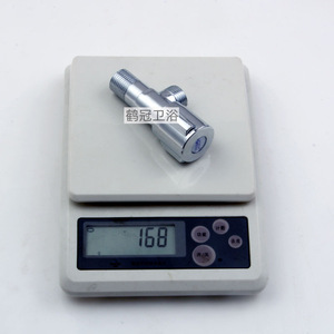 Robinet d'angle Crane Crown 18 mm finition chromée filetage mâle pour eau chaude et froide des toilettes - Product Image 4