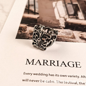 Retro Style <b>Titanium</b> Steel <b>Ring</b> Butterfly Shape Women's Jewelry Gift SA357 - Product Image 2