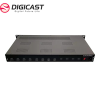 Modulateur HD numérique 4 8 HDM I vers RF DVB T DVB C ISDBT Équipement de diffusion CATV