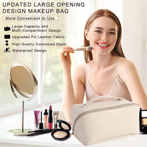 Bolsa de Cosméticos de Viaje Personalizada para Mujer, Bolsa de Aseo Impermeable, Bolsa de Maquillaje de Viaje, Bolsa de Cosméticos para Mujer - Product Image 5