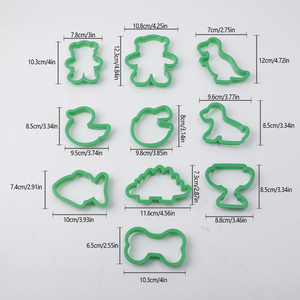 Ours Animal Poisson Mignon Forme Cookie Cutter Moule De Qualité Alimentaire En Plastique Fondant Cutters pour Biscuit Outils De Cuisson Ustensiles De Cuisson - Product Image 2