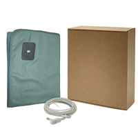 Tapis de mise à la terre en cuir PU vert pour lit, tapis conducteur respirant pour un meilleur sommeil, conception antistatique, fourniture directe usine