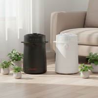 Mini humidificateur électrique à brume chaude, capacité 3L, faible bruit, en acier inoxydable, diffuseur personnel d'eau H2O, humidificateur d'air
