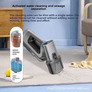 Machine électrique <span class=keywords><strong>sans</strong></span> <span class=keywords><strong>fil</strong></span> tout-en-un pour le nettoyage des tissus humides et secs <span class=keywords><strong>Nettoyeur</strong></span> de rideaux pour petits tapis et canapés avec aspiration par pulvérisation - Product Image 2