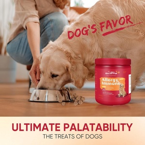 Chien <span class=keywords><strong>Allergies</strong></span> Soutien Doux À Mâcher Chien Démangeaisons Soulagement De La Peau Allergie Doux À Mâcher Suppléments Friandises Anti Itch Support pour Chiens - Product Image 4