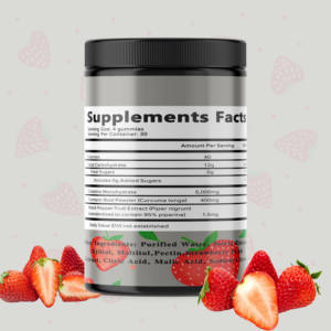 Oem-חם מכירה-התאמה אישית-קריאטין מונohydrate 5000 mg-תות תוספת טעם קריאטין עבור שגרת היומיום - Product Image 2