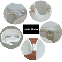 Support rectangulaire en plastique pour pigeons, cadre fixe léger, durable, réutilisable, toutes saisons, seringue d'alimentation, distributeur d'injection