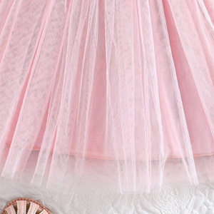 Vestido Casual Elegante para Niña, Conjunto de Dos Piezas con Mangas Abullonadas y Falda con Lazo para Fiestas de Verano - Product Image 6