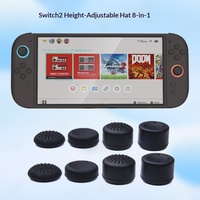 Capuchons de joystick en silicone pour console de jeu, protection haute/basse, moule personnalisé, emballage en boîte couleur