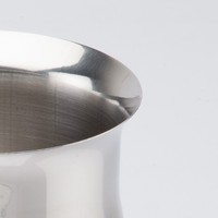 Cafetière turque classique à 2 tasses, fabrication italienne, métal, acier inoxydable AISI 304 18/10, écologique, compatible four et induction
