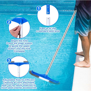 4 kits <span class=keywords><strong>de</strong></span> limpieza <span class=keywords><strong>de</strong></span> azulejos <span class=keywords><strong>de</strong></span> <span class=keywords><strong>piscina</strong></span> incluyen cepillo <span class=keywords><strong>de</strong></span> <span class=keywords><strong>piscina</strong></span> con poste cepillo <span class=keywords><strong>de</strong></span> acero inoxidable con mango piedras pómez para <span class=keywords><strong>piscina</strong></span> - Product Image 6