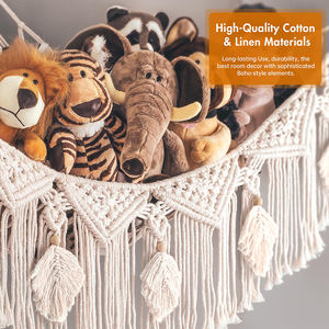 <span class=keywords><strong>Tapisserie</strong></span> murale moderne en macramé de Bohème pour décoration intérieure dans le salon ou la salle de bain pour pot de fleurs - Product Image 3