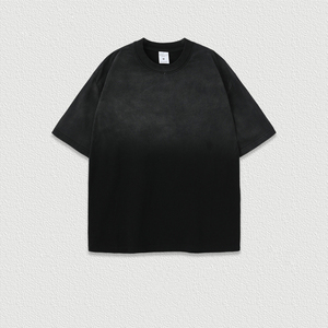 Manufacturers Heavy Weight 220g Oversize Plus Size Customized Printed Polyester/Cotton Knitted Breathable Casual Men T <b>Shirt</b> - Product Image 1