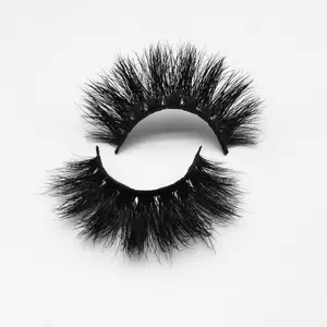 8138 Wholesale Fluffy 20MM 3D Wispy Strip Mink Eyelashes Vendor 5D Real Mink Full Strip Mink Lashes Bulk Sale