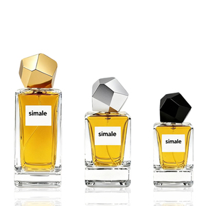 Simale Men's Square <strong>Glass</strong> Magnetic Fragrance <strong>Bottle</strong> <strong>30ml</strong> &amp; 50ml&amp;100ml with Sprayer for Perfume Box - Product Image 5