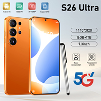 Teléfono Inteligente S26 Ultra 5G Más Vendido, Android 16GB+1TB, Teléfono Inteligente con Pantalla Grande para Juegos