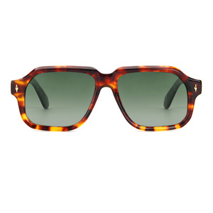 Lunettes de soleil rectangulaires à monture intégrale, verres dégradés, protection UV 100%, style décontracté unisexe pour adultes - Product Image 4