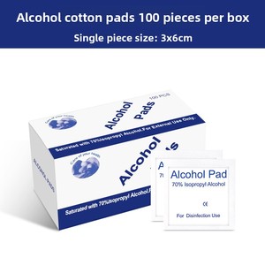 Toallitas desinfectantes de <span class=keywords><strong>alcohol</strong></span> desechables al por mayor, toallitas de preparación con <span class=keywords><strong>alcohol</strong></span>, 70% isopropílico, toallitas individuales <span class=keywords><strong>para</strong></span> limpieza de uñas, herramienta económica - Product Image 2