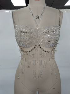 10636 Nouveau haut à perles colorées avec col et extérieur ornés - Product Image 6