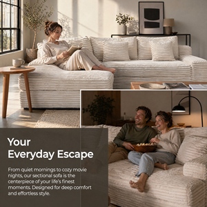 Divano in spugna compressa sottovuoto per arredamento domestico, aree lounge per affitti vacanze, progetti all'ingrosso <span class=keywords><strong>e</strong></span> <span class=keywords><strong>mobili</strong></span> commerciali per contratti. - Product Image 3