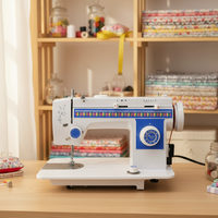 JH307 Machine à coudre domestique multifonction électrique nouveau petit lit plat industriel ménage Zigzag point tissu égout manuel