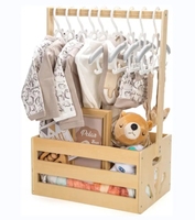 Cadeau pour nouveau-né le plus vendu, cadeau pour les nouveaux parents, rangement personnalisé pour bébé, design moderne multifonctionnel, matériau naturel en bois, cadeau de naissance